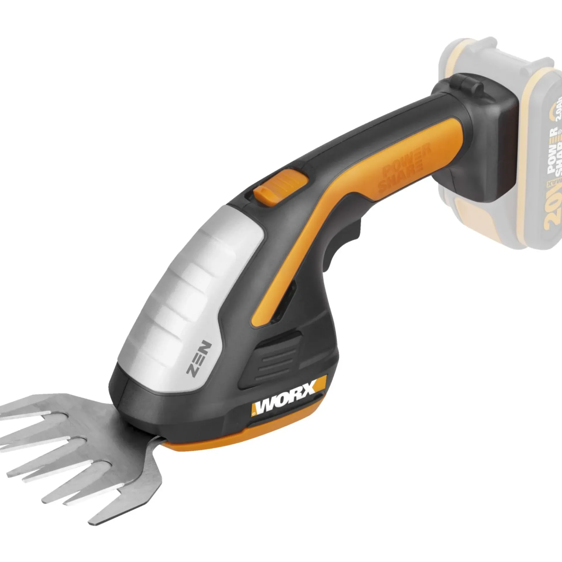 Worx Hækkeklippere > POWERSHARE WG801E.9 MULTIKLIPPER 12-20 CM UDEN BATTERI OG LADER